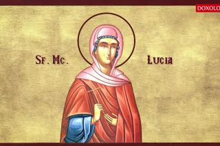 Troparul Sfintei Mucenițe Lucia, fecioara