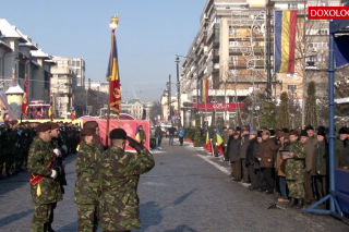 (Video) Sfințirea Drapelului de luptă al Brigăzii 15 mecanizate „Podu Înalt”