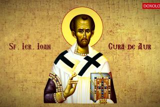 Troparul Sfântului Ierarh Ioan Gură de Aur, Arhiepiscopul Constantinopolului
