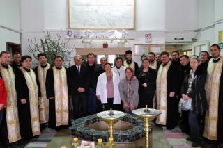 Slujbă la Centrul de recuperare Răcăciuni