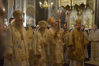 Patru ierarhi, la hramul istoric al Catedralei mitropolitane din Iași