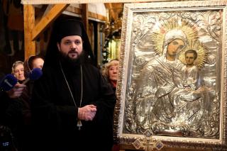 Icoana Maicii Domnului „Iordănița” a ajuns la București