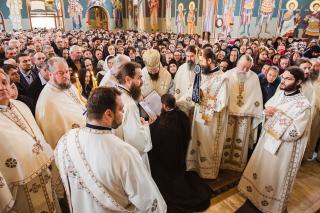 Hirotonii întru ieromonah și ierodiacon la hramul Mănăstirii Sihăstria Putnei
