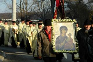 Procesiunea „Bucuria icoanei“, la Târgu Ocna