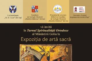 Vernisajul expoziţiei „Şi a înviat a treia zi, după Scripturi”, la Mănăstirea Golia
