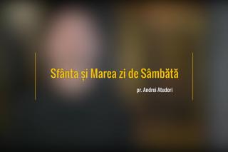 Sfânta și Marea zi de Sâmbătă