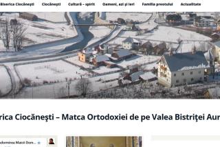 Parohia Ciocăneşti din judeţul Suceava şi-a lansat site-ul