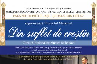 Mâine debutează la Iaşi Proiectul naţional „Din suflet de creştin“