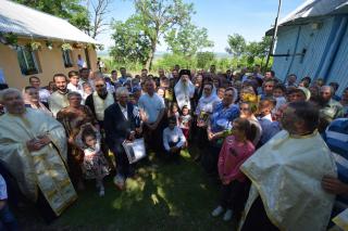 Sfințire de casă socială în Parohia Coada Stâncii