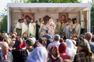 Sfinţire de biserică în Parohia Scoposeni