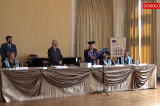 (Video) Titlul Doctor Honoris Causa pentru Gregorios Stathis