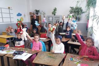 Bucurie pentru copiii din Spineni - Andrieşeni