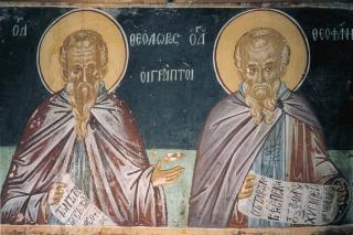 Sfântul Ierarh Teofan Mărturisitorul, Episcopul Niceei, și fratele lui, Teodor