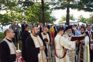Sfinţirea rezervoarelor de apă de la Cuciur - Oneşti