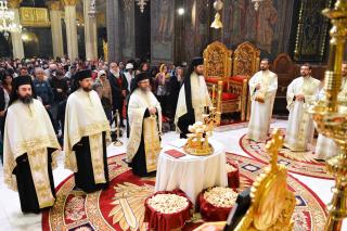 Priveghere în cinstea Sfântului Ierarh Nectarie din Eghina, la Catedrala Patriarhală