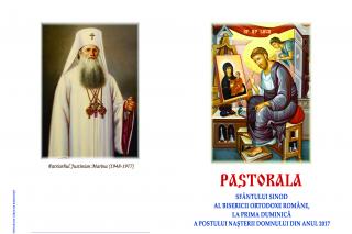 Pastorala Sfântului Sinod al Bisericii Ortodoxe Române la prima Duminică a Postului Nașterii Domnului din anul 2017