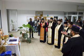 Sfinţirea căminelor Universităţii "Vasile Alecsandri" din Bacău