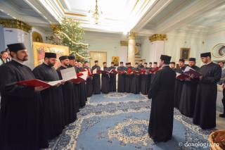 Colindători la Reședința Mitropolitană 2017 – Corul Apostolii al preoților din cadrul Protopopiatelor Iași 1, Iași 2 și Iași 3