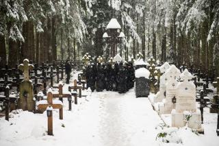 Întâlnire cu troița de duhovnici ai Sihăstriei și cu starețul lor