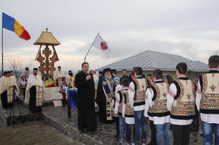 Sfinţire de troiţă în Parohia Ghidion