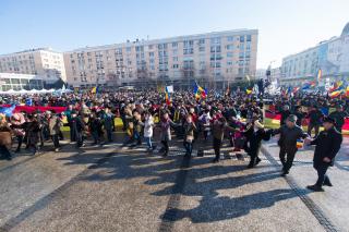 (Foto) Unirea Principatelor Române, sărbătorită la Iași în prezența Familiei Regale