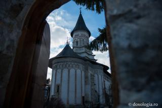Pelerin la icoana Sfintei Ana de la Mănăstirea Bistriţa