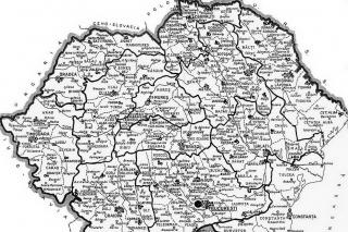 harta României mari