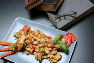 Omletă rapidă cu ciuperci