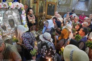 Icoana făcătoare de minuni a Maicii Domnului „Trihirussa”, la Bacău