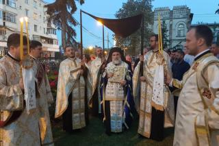 Prohodul Maicii Domnului la Biserica „Precista Mare” din Roman