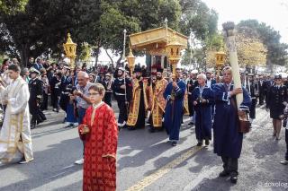 (Foto) Procesiune cu moaștele Sfântului Ierarh Spiridon în Insula Corfu - 4 noiembrie 2018