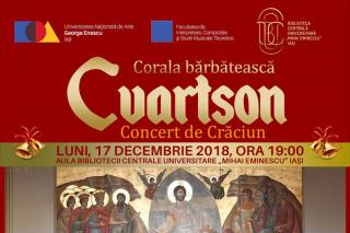 Concert extraordinar de colinde - Corala bărbătească „CVARTSON”