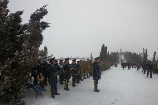 Ceremonial religios şi militar la Ansamblul Monumental de la Băcăoani, judeţul Vaslui