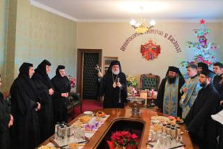 Ajunul Bobotezei la Catedrala Arhiepiscopală din Roman
