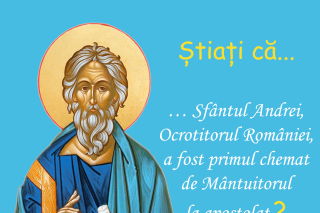 Știați că Sfântul Andrei a fost primul chemat de Hristos la apostolat?