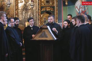 (Video) Corul Psaltic „Sfântul Ioan Damaschin” - „Bucură-te și te veselește...” - Stihiră idiomelă, în Sfânta și Marea Zi Luni, La Vecernie, glas 8