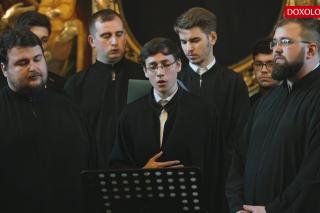 (Video) Corurile „Sfântul Ioan Damaschin” și „Buna Vestire” - Eclogarie, glas 1 (Chinonicul din Sâmbăta Mare)