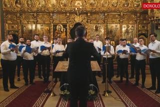 (Video) Corul Bărbătesc al Bisericii „Sfântul Sava” din Iași - „Hristos a înviat!”, de Alexandru Podoleanu, respectiv Gavriil Musicescu