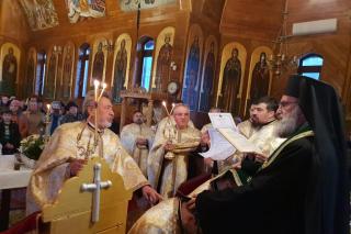 Slujire arhierească la Mănăstirea Valea Budului