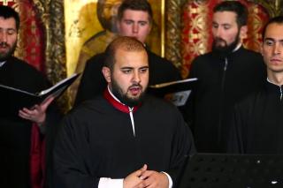 (Video) Grupul Psaltic „Andrei Șaguna” (Sibiu) - „Ziua învierii”, glas 5, de Schim. Nectarie. Solo: George Florea