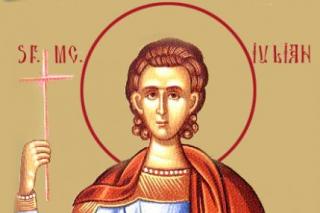 Troparul Sfântului Mucenic Iulian din Tars