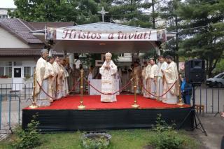 Liturghie arhierească la Biserica „Sfântul Gheorghe” din Bacău