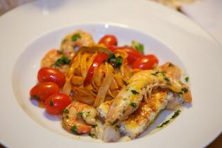 Tagliatelle cu creveți
