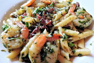 Penne cu creveți