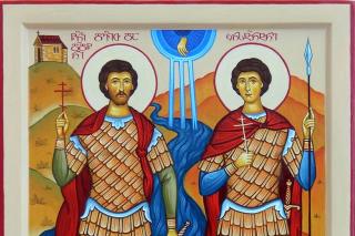 Sfinții Martiri David și Constantin, prinți ai Georgiei