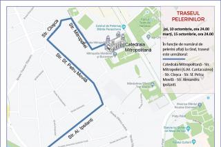 Care va fi traseul pelerinilor spre baldachinul cu moaștele Sfintei Parascheva și ale Sfântului Spiridon