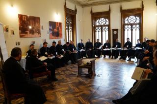 Cursuri preoțești la Miclăușeni – PS Damaschin Dorneanul și pr. Radu Preda, alături de clericii participanți