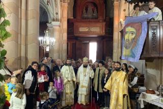 PS Atanasie de Bogdania a slujit în mijlocul comunității „Sfântul Ierarh Grigorie Dascălul” din Chieri