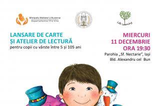 Lansarea la Iași a cărții „Copilăria. O poveste despre bucurie”, de Veronica Iani