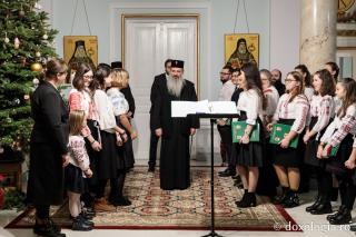 Parohia „Sfânta Mahramă” din Iași – Colindători la Reședința Mitropolitană 2019